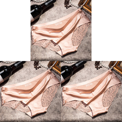 3Gb/partija Sieviešu apakšbiksīšu komplekti Mežģīnes Bezšuvju Apakšveļa Sieviešu zīda Biksītes Apakšbikses Sieviešu biksītes Culotte Sieviešu apakšveļa XXL