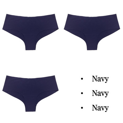 BZEL 3tk Naiste aluspüksid Õmblusteta pesu Solid Ice Silk G-string stringid Hingav naiste aluspesu Sile Mugav Naiste Tanga