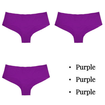 BZEL 3tk Naiste aluspüksid Õmblusteta pesu Solid Ice Silk G-string stringid Hingav naiste aluspesu Sile Mugav Naiste Tanga