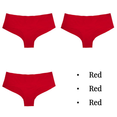 BZEL 3tk Naiste aluspüksid Õmblusteta pesu Solid Ice Silk G-string stringid Hingav naiste aluspesu Sile Mugav Naiste Tanga