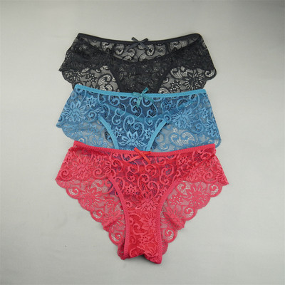 3 tk. Läbipaistvad aluspüksid Aluspüksid naistele Erootiline aluspesu Pesu Õõnes Pits Aluspüksid S-XL