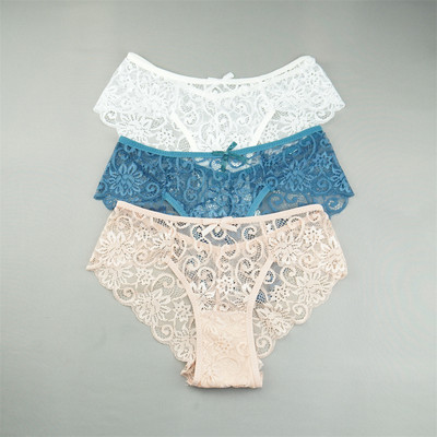 3 tk. Läbipaistvad aluspüksid Aluspüksid naistele Erootiline aluspesu Pesu Õõnes Pits Aluspüksid S-XL