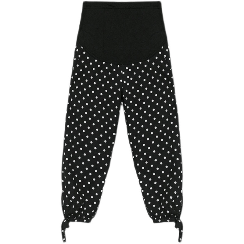 Hlače za trudnice Proljetne i jesenske široke hlače Široke modne hlače Ležerne tanke hlače Podizanje trbuha Trendy Mom