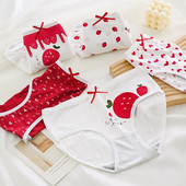 Sieviešu apakšveļa Vidēji jostasvietas Biksītes Bowknot Vidēji Paaugstinātas Biksītes Cute Meitenes Ar ziedu apdruku Ērta apakšveļa Apakšbikses