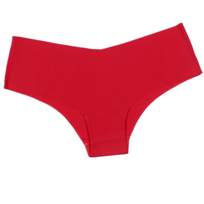 Jednobojno žensko bešavno donje rublje od ledene svile Ultra tanke gaćice s V žicom Ženske gaće Meke