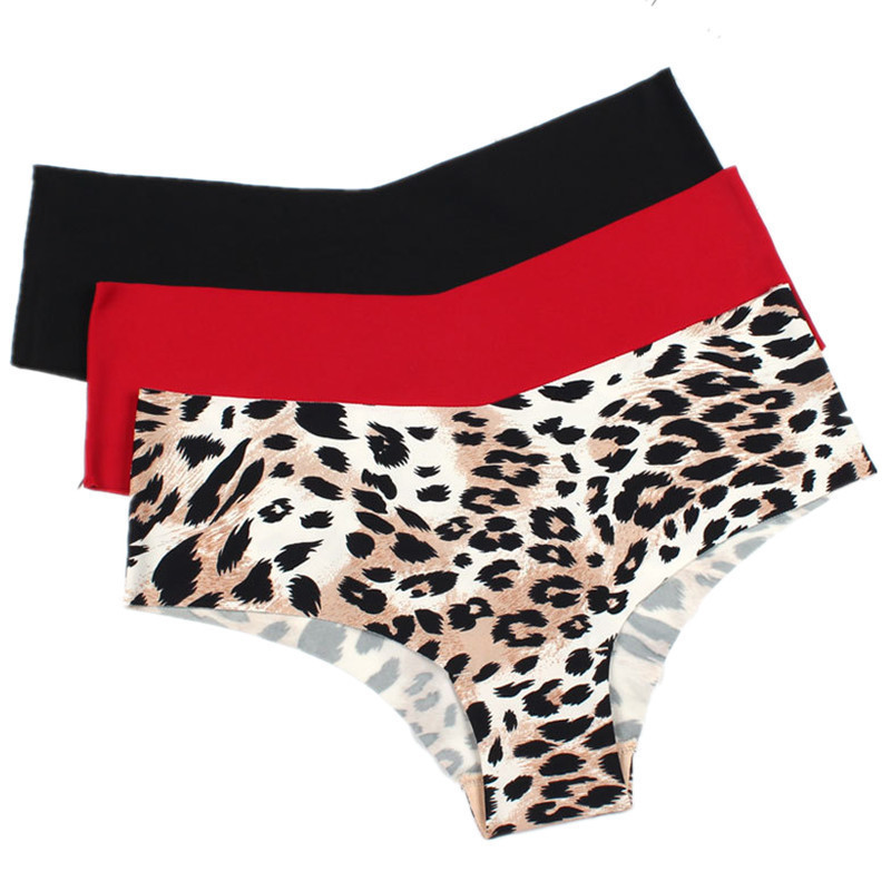 Jednobojno žensko bešavno donje rublje od ledene svile Ultra tanke gaćice s V žicom Ženske gaće Meke