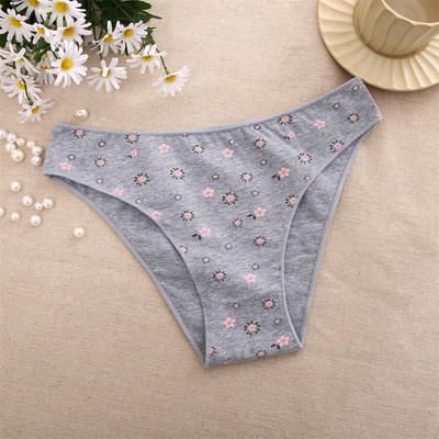 Seksīga kokvilnas apakšveļa sievietēm S-XL ērtas biksītes Sieviešu intīmas apakšbikses ar punktveida apdruku ar zemu jostasvietu Biksītes Sieviešu apakšveļa