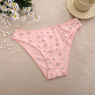 Seksīga kokvilnas apakšveļa sievietēm S-XL ērtas biksītes Sieviešu intīmas apakšbikses ar punktveida apdruku ar zemu jostasvietu Biksītes Sieviešu apakšveļa