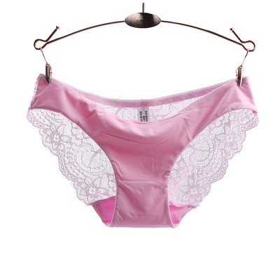 Chiloți pentru femei Dantela Lenjerie sexy transparentă Plus Size S-XXL Slip floral cu talie joasă Lenjerie din plasă de broderie Respirabil