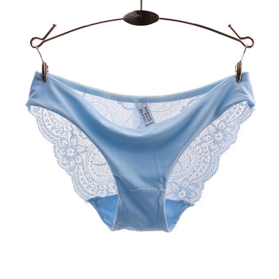 Chiloți pentru femei Dantela Lenjerie sexy transparentă Plus Size S-XXL Slip floral cu talie joasă Lenjerie din plasă de broderie Respirabil