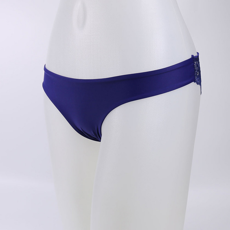 Chiloți pentru femei Dantela Lenjerie sexy transparentă Plus Size S-XXL Slip floral cu talie joasă Lenjerie din plasă de broderie Respirabil