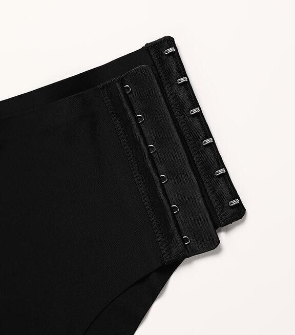 Chiloți confortabili, fără cusături, pentru femei, cu talie mijlocie, cu închidere laterală, Lenjerie de corp Chiloți sexy pentru femei Slip din mătase solidă de gheață SML XL Negru