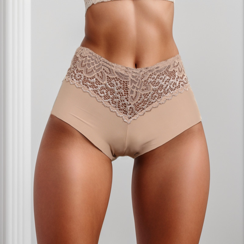 TrowBridge 3PCS Ženske gaćice Meke čipkane bokserice Prozračno donje rublje Udobne kratke hlače za dječake Svileno satensko donje rublje Sportske gaće