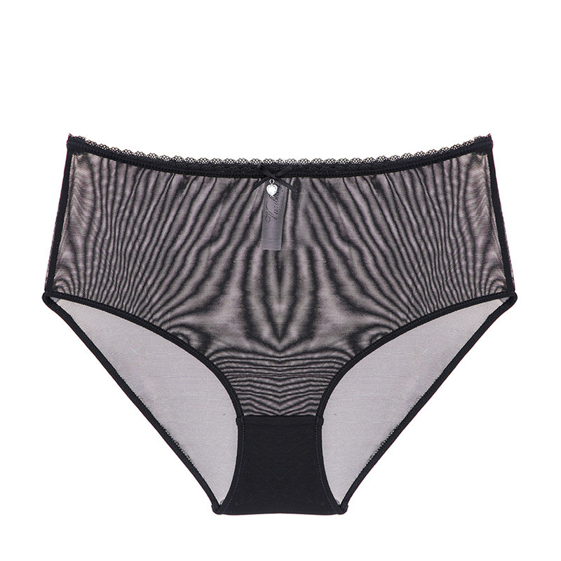 Varsbaby seksikad lõngapüksid, läbipaistev aluspesu S-XXL kõrge vöökohaga mustad ja beežid aluspüksid