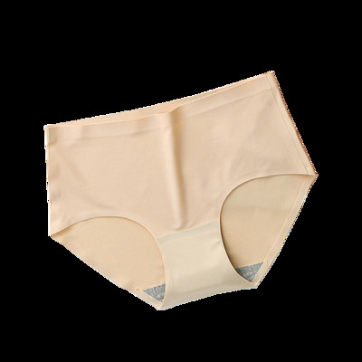 GICZI S-XXXXL Sieviešu lielizmēra biksītes Solid Ice Silk Bezšuvju apakšveļa Biksītes sievietēm Komforta apakšveļa Intīmas Biksītes 4XL