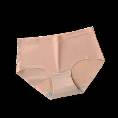 GICZI S-XXXXL Sieviešu lielizmēra biksītes Solid Ice Silk Bezšuvju apakšveļa Biksītes sievietēm Komforta apakšveļa Intīmas Biksītes 4XL