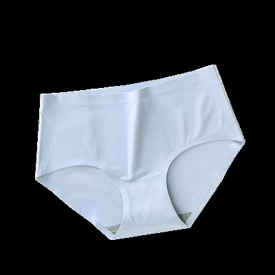 GICZI S-XXXXL Sieviešu lielizmēra biksītes Solid Ice Silk Bezšuvju apakšveļa Biksītes sievietēm Komforta apakšveļa Intīmas Biksītes 4XL