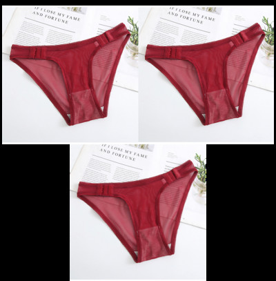 Chiloți sexy pentru femei Tanga confortabilă G-string transparentă de culoare solidă Lenjerie feminină Lenjerie SML