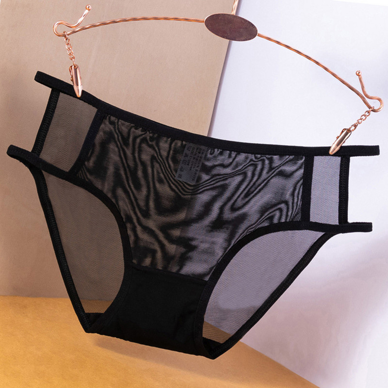 Sieviešu seksīgas melnas mežģīņu apakšbiksītes ar augstu vidukli Liela izmēra biksītes sievietēm Traceless Temptation Izšūšana Sieviešu apakšveļa