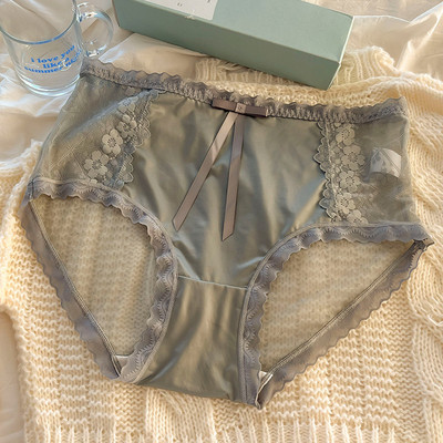 Apakšveļa Sieviešu apakšveļa ar augstu vidukli Liela izmēra seksīgas biksītes caurspīdīgas sēžamvietas pacilājošas vēdera pievilkšanas bragas seksīgas biksītes