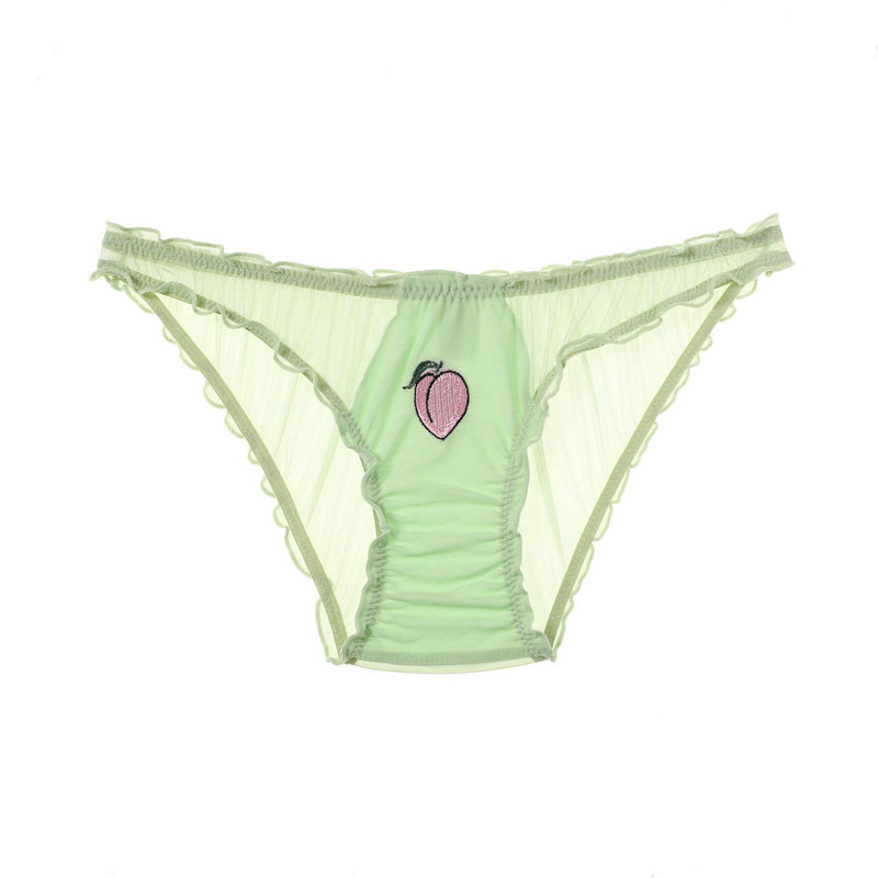 Qisin Naiste Seksikad Aluspüksid Pitsilised Aluspüksid Madala vöökohaga aluspüksid Puuviljad Tikand Perspektiivi püksid Naiste aluspesu Naistepesu S-XXL