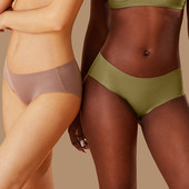 FINETOO bezšuvju sieviešu ledus zīda biksītes ar augstu elastīgu sēžamvietu apakšveļa S-XL apakšveļa Sexy Biksītes ar augstu vidukli Apakšbikses