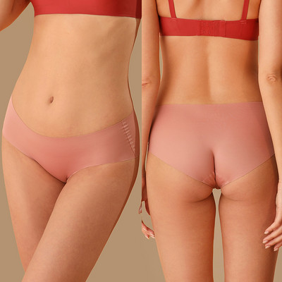 FINETOO bezšuvju sieviešu ledus zīda biksītes ar augstu elastīgu sēžamvietu apakšveļa S-XL apakšveļa Sexy Biksītes ar augstu vidukli Apakšbikses