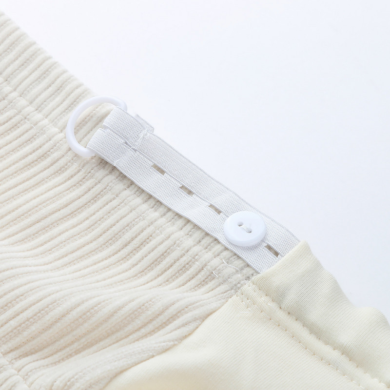 Raseduse vabaajapüksid Püksid Naistele Rasedad Mood Solid lahtised Rasked velvetist laia säärega püksid Rasedad riided בגדי הריון