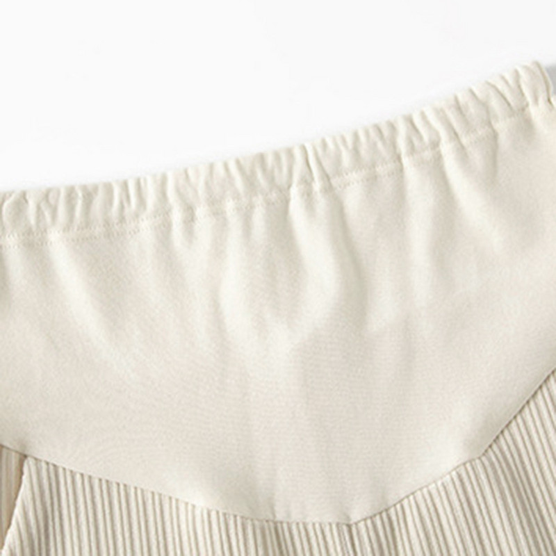 Raseduse vabaajapüksid Püksid Naistele Rasedad Mood Solid lahtised Rasked velvetist laia säärega püksid Rasedad riided בגדי הריון
