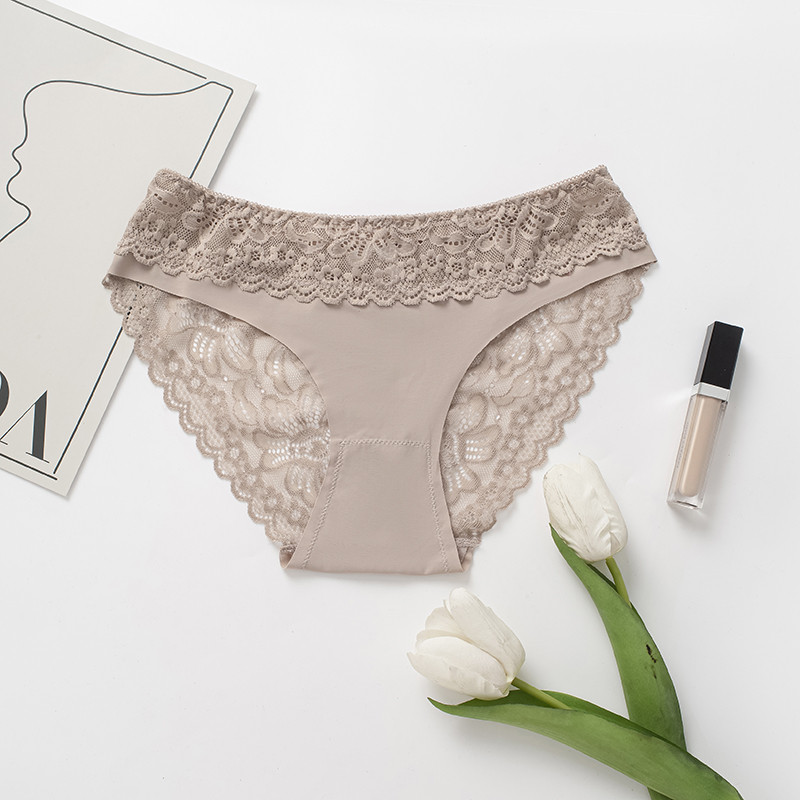 BZEL Lace naiste õõnsad aluspüksid Õmblusteta mood naiste aluspesu Noble Temptation püksid Kõrge esmaklassiline mugavuspesu