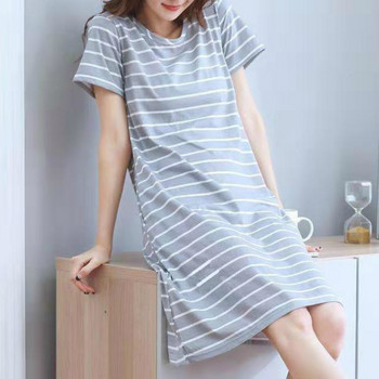 Γυναικεία νυχτικά με στάμπα κομψά δημοφιλή 3XL χαλαρά κινούμενα σχέδια Kawaii Κορεατικού στυλ Chic Leisure Νυχτικά Γυναικεία Sweet Sleepshirts