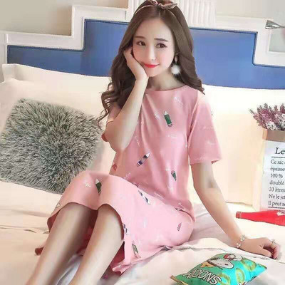 Naktskrekli Sieviešu apdruka Stilīgi Populāri3XL Brīvi karikatūra Kawaii Korejiešu Style Šiks Atpūtas Naktsveļa Sieviešu saldie guļamkrekli