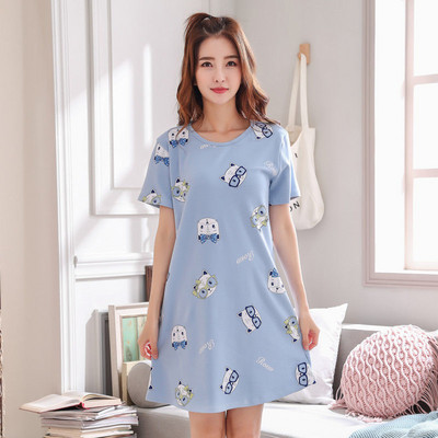 Naktskrekli Sieviešu apdruka Stilīgi Populāri3XL Brīvi karikatūra Kawaii Korejiešu Style Šiks Atpūtas Naktsveļa Sieviešu saldie guļamkrekli