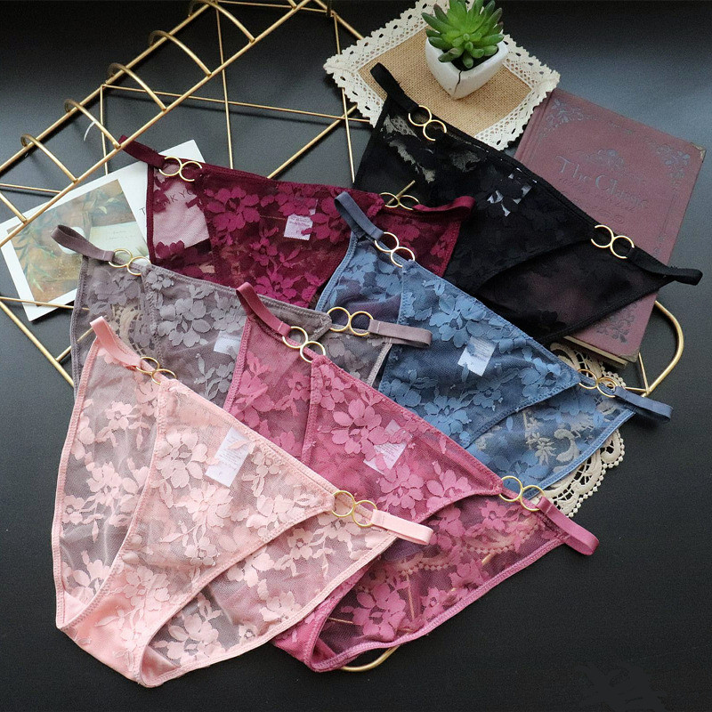 Naiste Euroopa ja Ameerika vits õhuke vöö tüdrukute pits tikandid lille aluspüksid naiselik hingav naiste püksid aluspesu