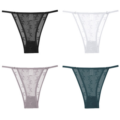 4tk/komplekt Naiste Pitspüksid Seksikas madala vöökohaga aluspesu S-XL Läbipaistvad aluspüksid Mugavad püksid Pitspüksid Naiste pesu