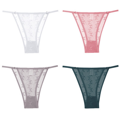 4tk/komplekt Naiste Pitspüksid Seksikas madala vöökohaga aluspesu S-XL Läbipaistvad aluspüksid Mugavad püksid Pitspüksid Naiste pesu