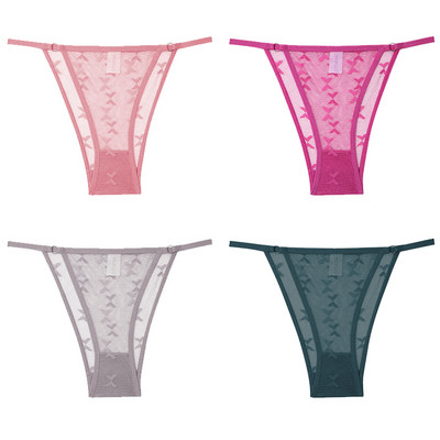 4tk/komplekt Naiste Pitspüksid Seksikas madala vöökohaga aluspesu S-XL Läbipaistvad aluspüksid Mugavad püksid Pitspüksid Naiste pesu