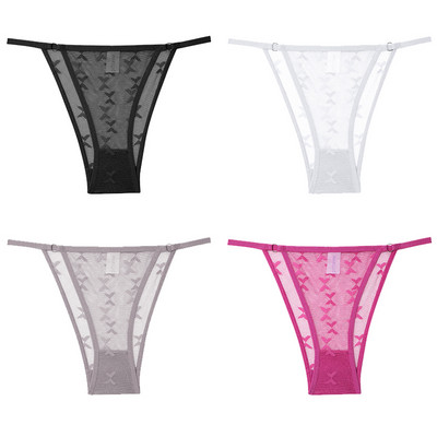 4tk/komplekt Naiste Pitspüksid Seksikas madala vöökohaga aluspesu S-XL Läbipaistvad aluspüksid Mugavad püksid Pitspüksid Naiste pesu