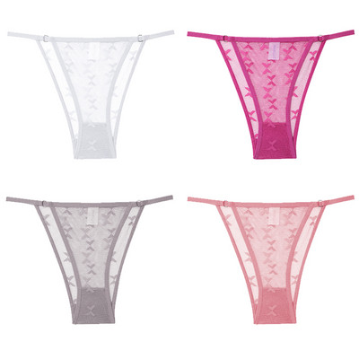 4tk/komplekt Naiste Pitspüksid Seksikas madala vöökohaga aluspesu S-XL Läbipaistvad aluspüksid Mugavad püksid Pitspüksid Naiste pesu