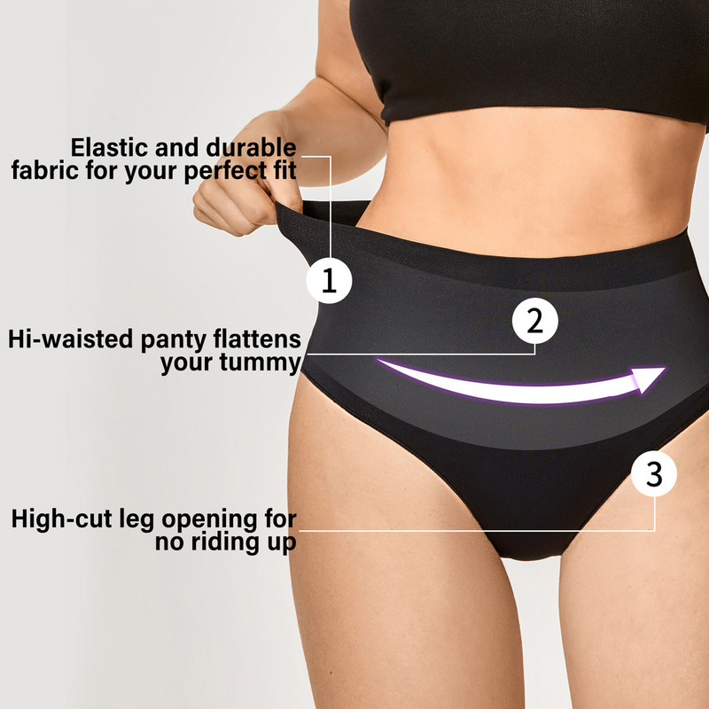 Naiste kõhtu reguleerivad aluspüksid, õmblusteta plusssuuruses vormiv riietus, puuvillane kõrge vöökohaga veniv SML XL XXL XXXL XXXXL