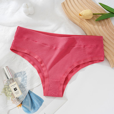 100% kokvilnas sieviešu apakšveļa elastīgas biksītes antibakteriālas siksnas vidukļa vidū M-2XL