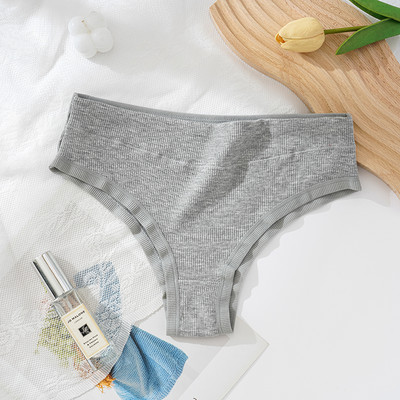 100% kokvilnas sieviešu apakšveļa elastīgas biksītes antibakteriālas siksnas vidukļa vidū M-2XL
