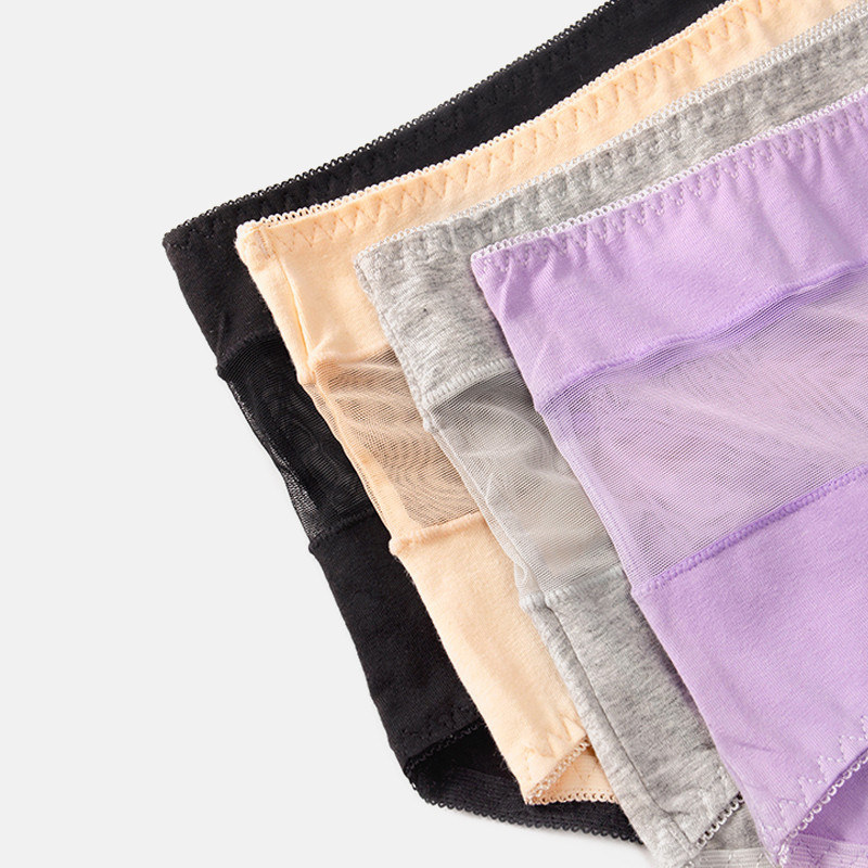 Jauna stila push up dāmu kokvilnas, augstu vidukli paceļamas seksīgas biksītes ar augstu elastību plus izmēra sieta mežģīņu trīsstūrveida apakšveļa