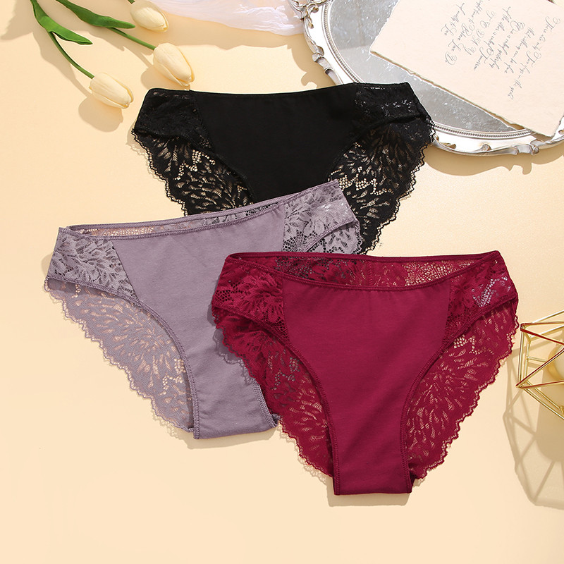 Õmblusteta aluspesu pits Naiste aluspüksid Seksikas pesu Mugav pitspüksid Madala vöökohaga naiste aluspüksid Pehme naistepesu S-XL