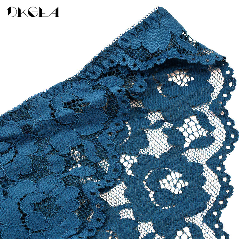 3 tk/partii Madala kõrgusega aluspüksid XL LMS Seksikas Aluspesu Lilla Sinine Must Naiste Aluspüksid Tikitud Pitspüksid Õõnes läbipaistev