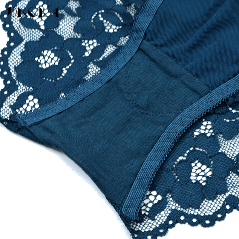3 tk/partii Madala kõrgusega aluspüksid XL LMS Seksikas Aluspesu Lilla Sinine Must Naiste Aluspüksid Tikitud Pitspüksid Õõnes läbipaistev