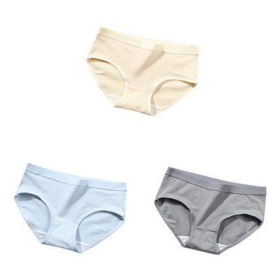 3Pac kokvilnas apakšbiksītes apakšveļas komplekts sievietēm tīras krāsas apakšbiksītes apakšveļas biksītes ikdienas ērtas apakšbikses sieviešu apakšbikses