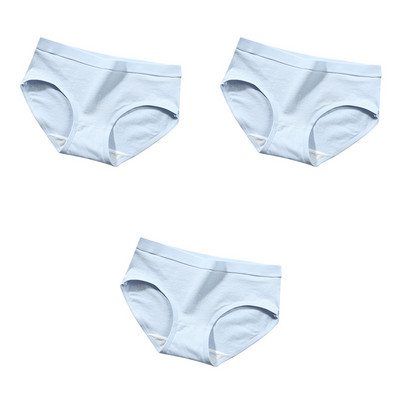 3Pac kokvilnas apakšbiksītes apakšveļas komplekts sievietēm tīras krāsas apakšbiksītes apakšveļas biksītes ikdienas ērtas apakšbikses sieviešu apakšbikses