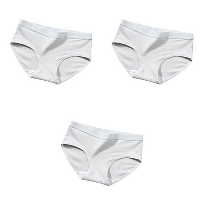 3Pac kokvilnas apakšbiksītes apakšveļas komplekts sievietēm tīras krāsas apakšbiksītes apakšveļas biksītes ikdienas ērtas apakšbikses sieviešu apakšbikses