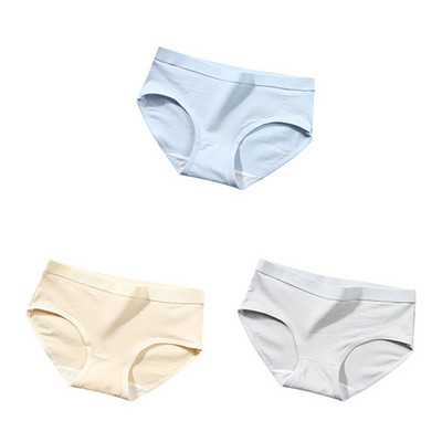 3Pac kokvilnas apakšbiksītes apakšveļas komplekts sievietēm tīras krāsas apakšbiksītes apakšveļas biksītes ikdienas ērtas apakšbikses sieviešu apakšbikses